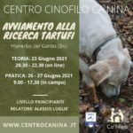AVVIAMENTO ALLA RICERCA TARTUFI